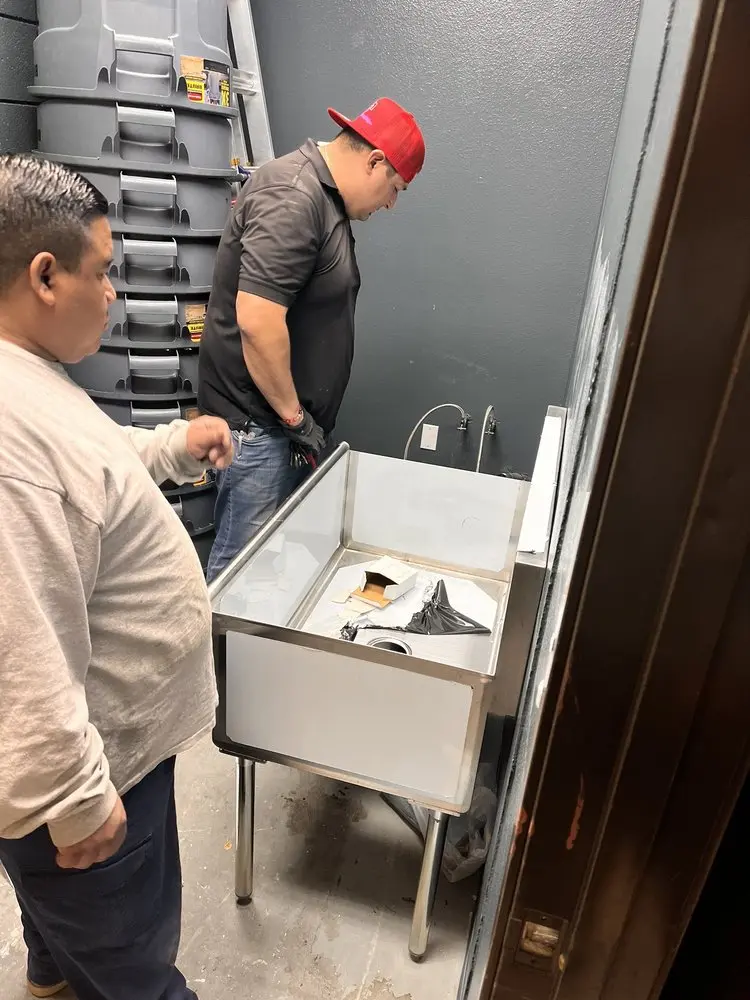 Commercial plumbing and sink installation in City of Orange